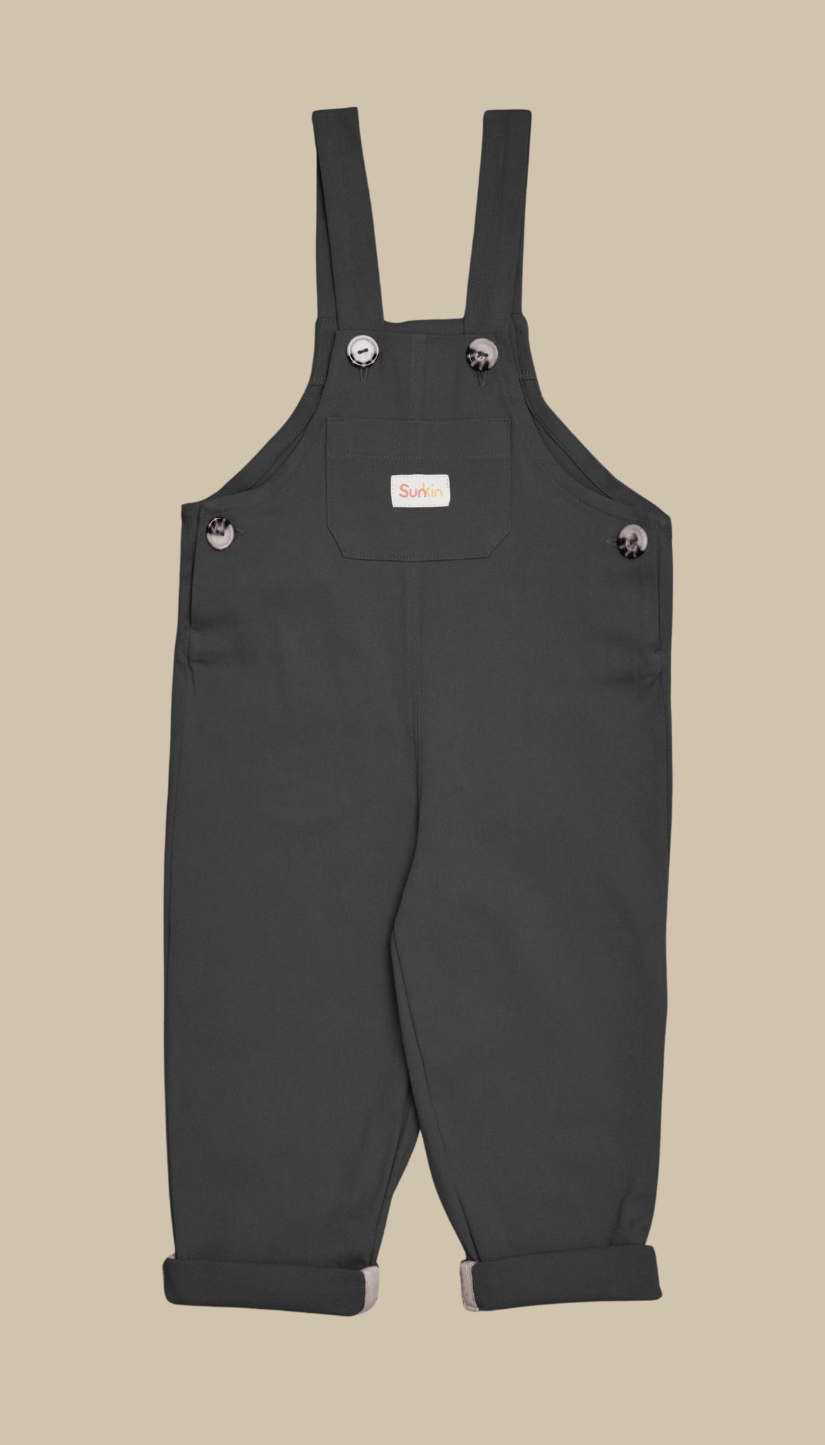 Twill Dungaree | Dark Grey | UPF 50+