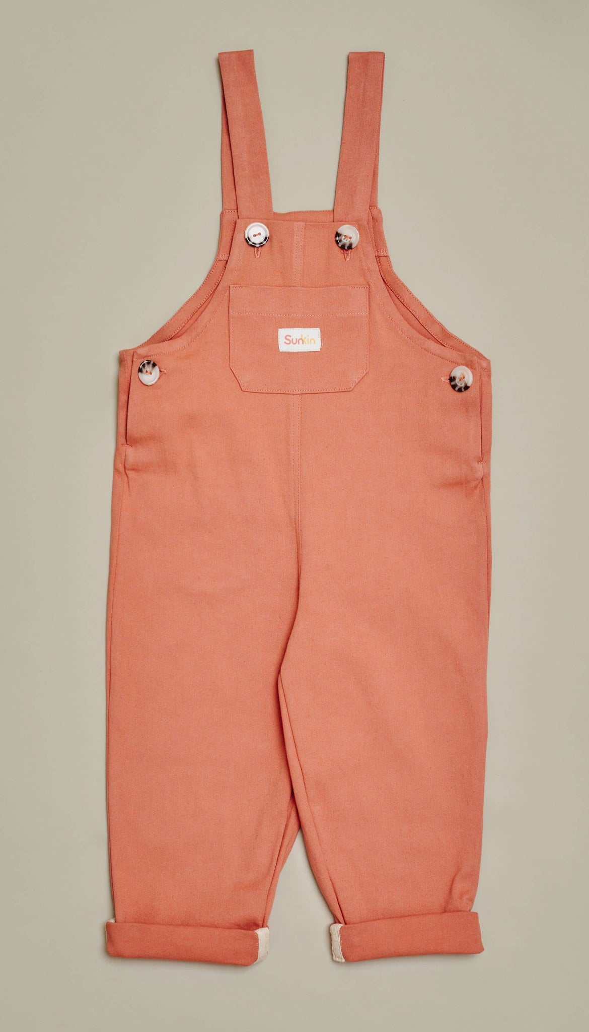 Twill Dungaree | Apricot | UPF 50+