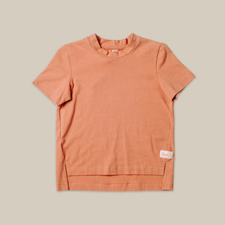 Soft apricot coloured kids tshirt -lightweight cotton